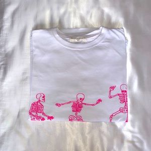 Urban Outfitters skeleton print shirt